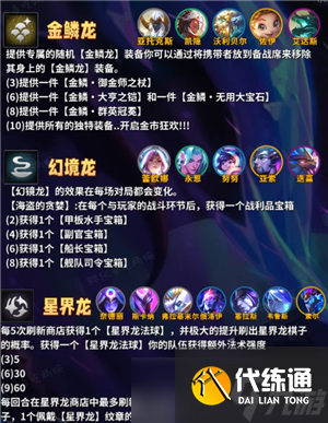 金鏟鏟之戰巨龍之巢所有羈絆 金鏟鏟巨龍之巢羈絆獲取方法