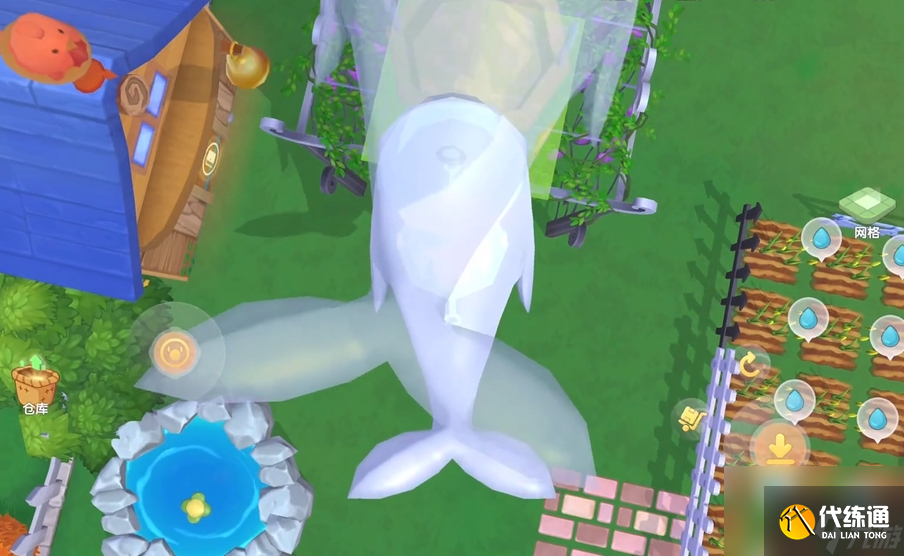 摩尔庄园手游怎么把大家具放在天上