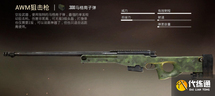 和平精英狙击枪强度排行解析1
