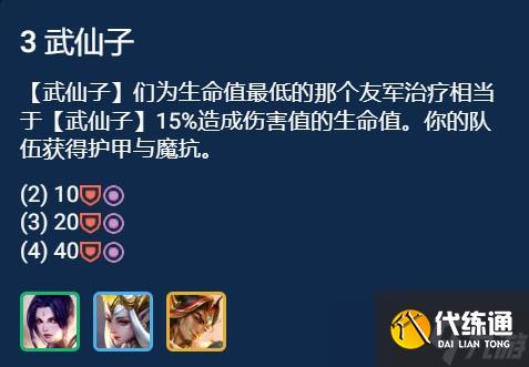云頂之弈武仙佐伊如何運營