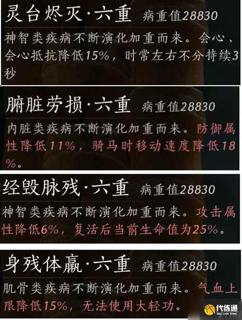 燕云十六聲快速生病攻略 青溪刷業績生病必備方法