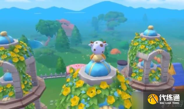 摩尔庄园家园宝塔怎么上