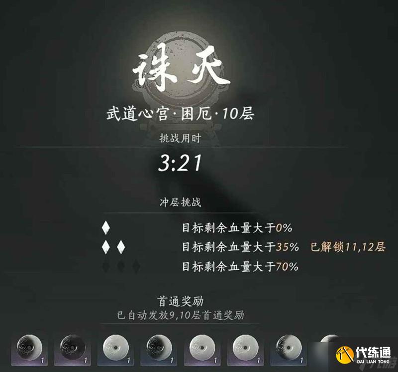 燕云十六聲武道心宮 困厄5和10難度過關心得攻略