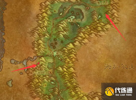 魔獸世界懷舊服黑海岸去費伍德森林路線4