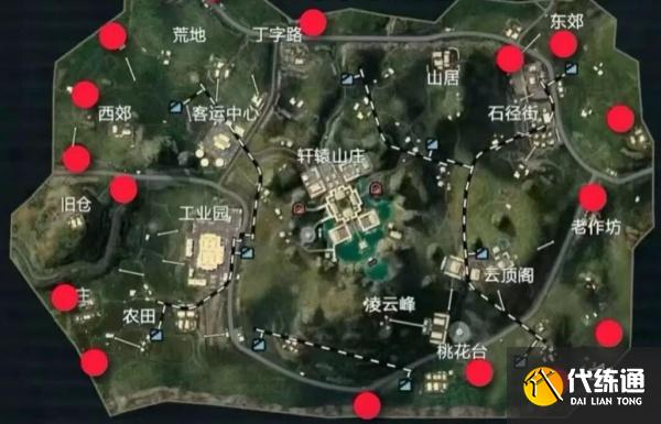 和平精英烽火榮都復活點在哪
