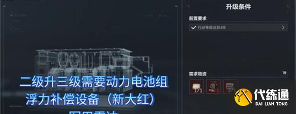 三角洲行动潜水中心收藏室升级材料有哪些