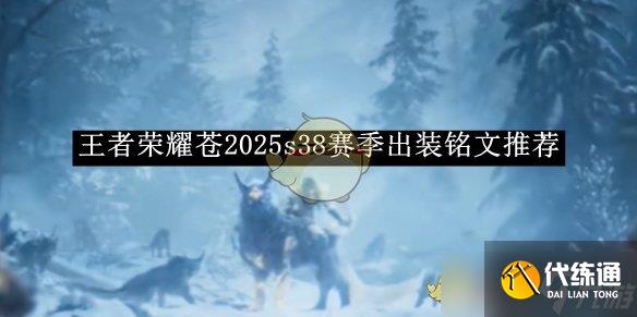 王者榮耀蒼2025S38賽季出裝銘文搭配心得