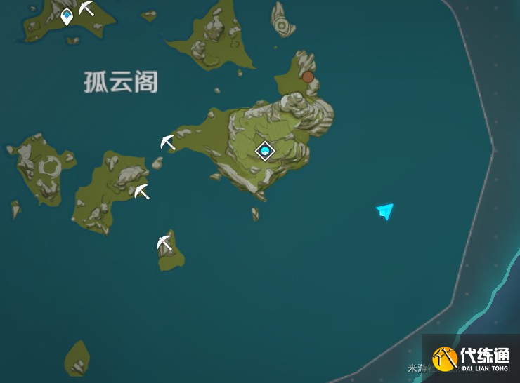 原神孤云閣華麗寶箱在哪