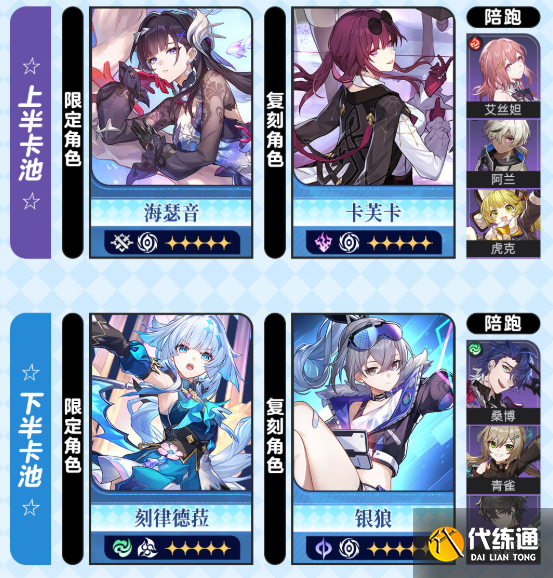 崩壞星穹鐵道卡芙卡/銀狼抽取建議