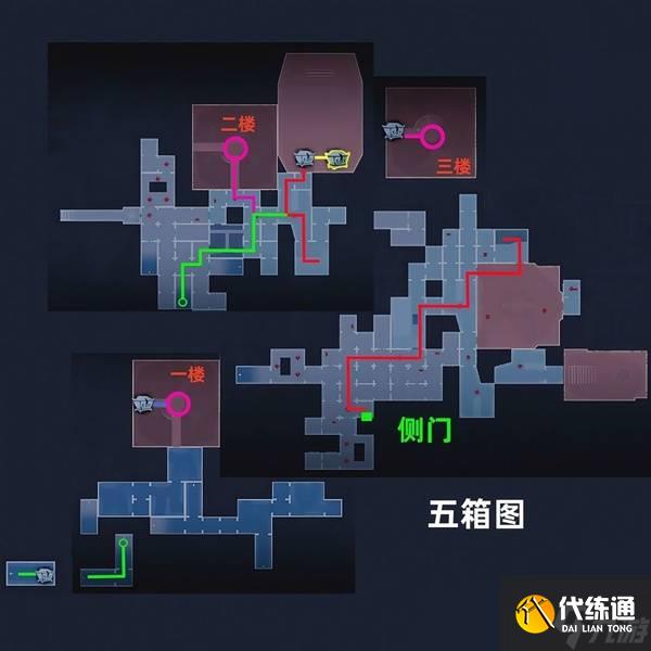 《超自然行动组》昆仑秘境极限侧门在下地图小抄