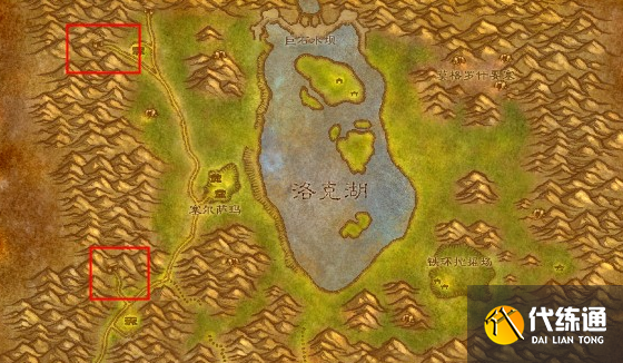 魔獸世界鐵爐堡去洛克莫丹路線2