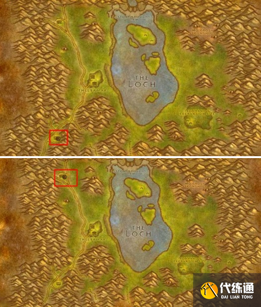 魔獸世界鐵爐堡去洛克莫丹路線3