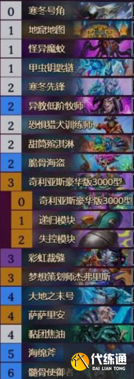 爐石傳說節奏冰DK卡組構筑推薦