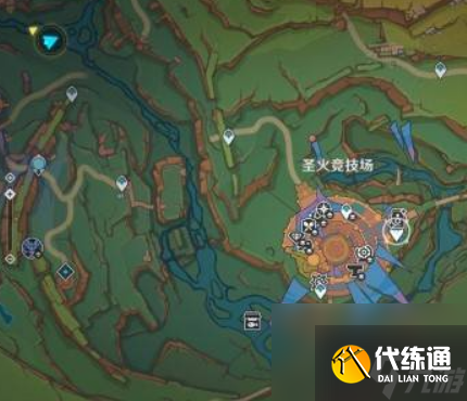 原神提瓦特憶畫雪幕前事拍照位置