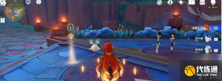 原神提瓦特憶畫雪幕前事拍照位置