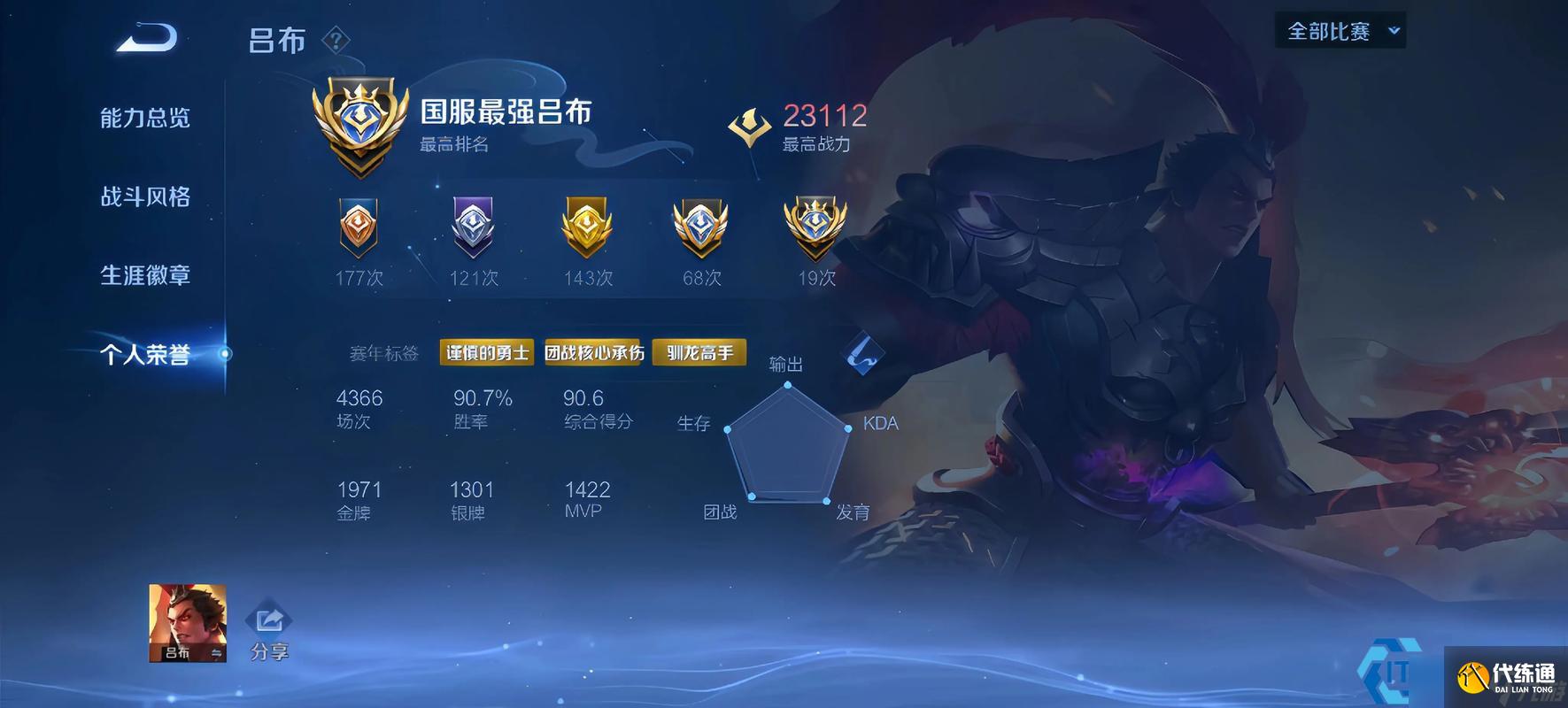 王者荣耀吕布吸血流终极指南：站撸不死，刀刀入魂