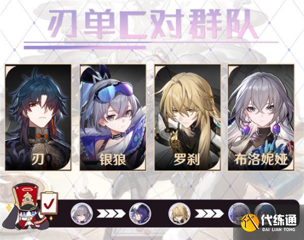 崩壞星穹鐵道刃怎么配隊