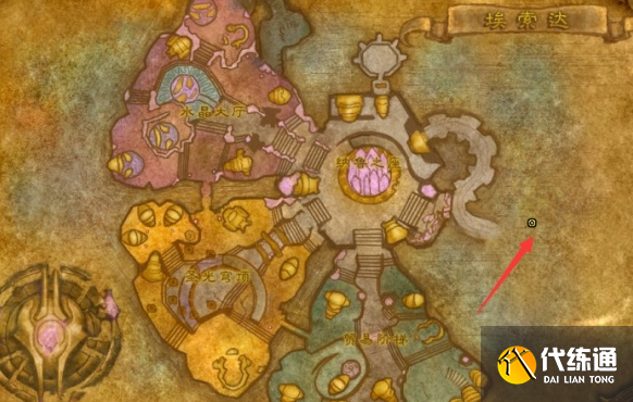 魔獸世界埃索達騎術訓練師位置分享2