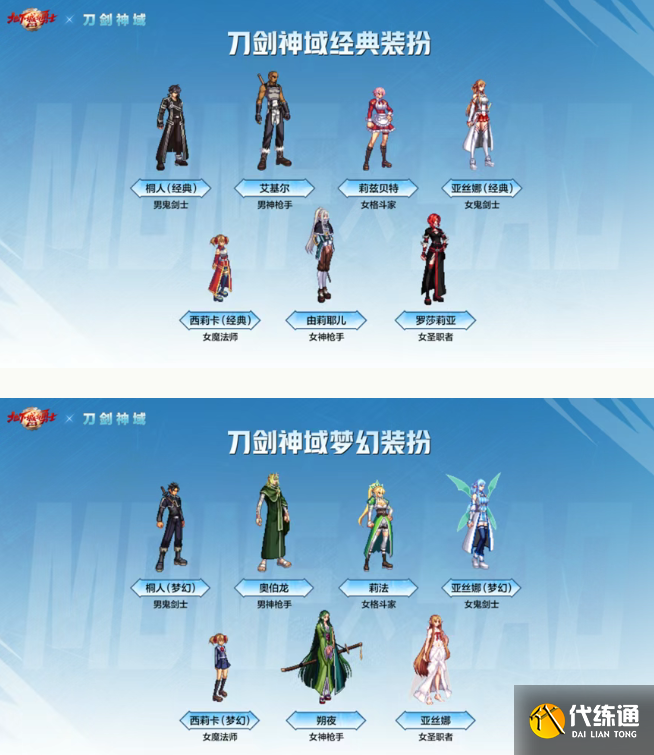dnf手游刀剑神域联动装扮购买推荐