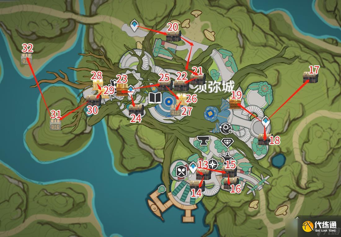 原神須彌寶箱全收集——【13-32篇】