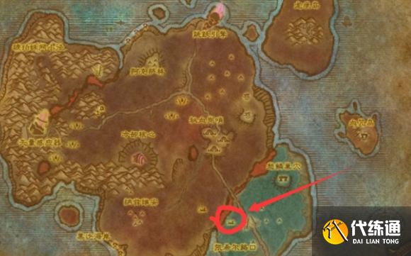 魔兽世界秘血岛损坏的兽笼位置介绍2