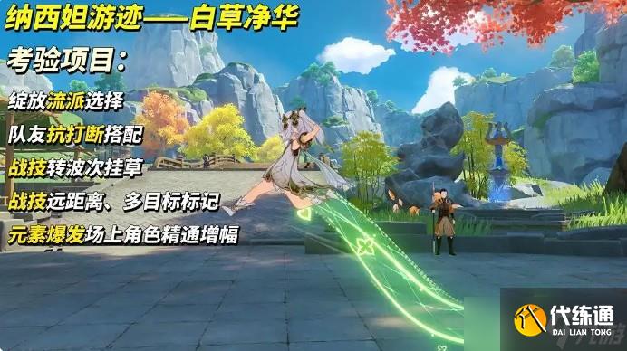 原神納西妲繪想游跡挑戰攻略