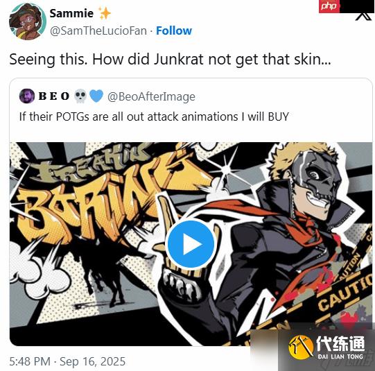 《守望先锋》P5联动选择遭质疑!D.va为什么不是双叶?