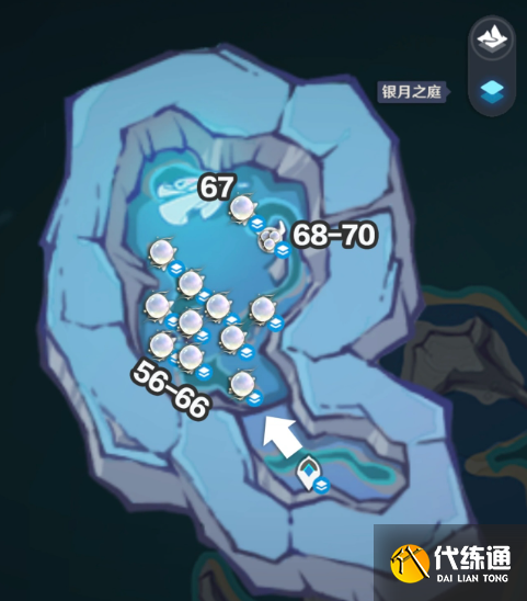 原神月落銀采集路線分享3
