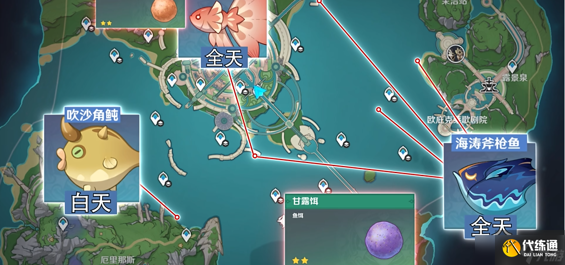 原神紫色魚餌怎么得