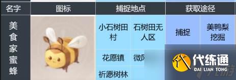 《无限暖暖》美食家蜜蜂获取