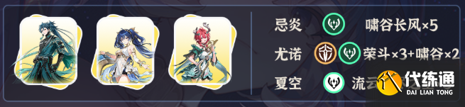 鸣潮尤诺阵容搭配推荐3