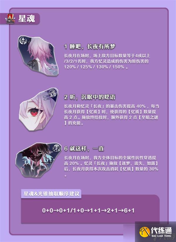 崩壞星穹鐵道長夜月抽取建議