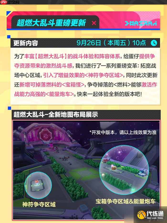 蛋仔派对超燃大乱斗迎重磅更新爆料！