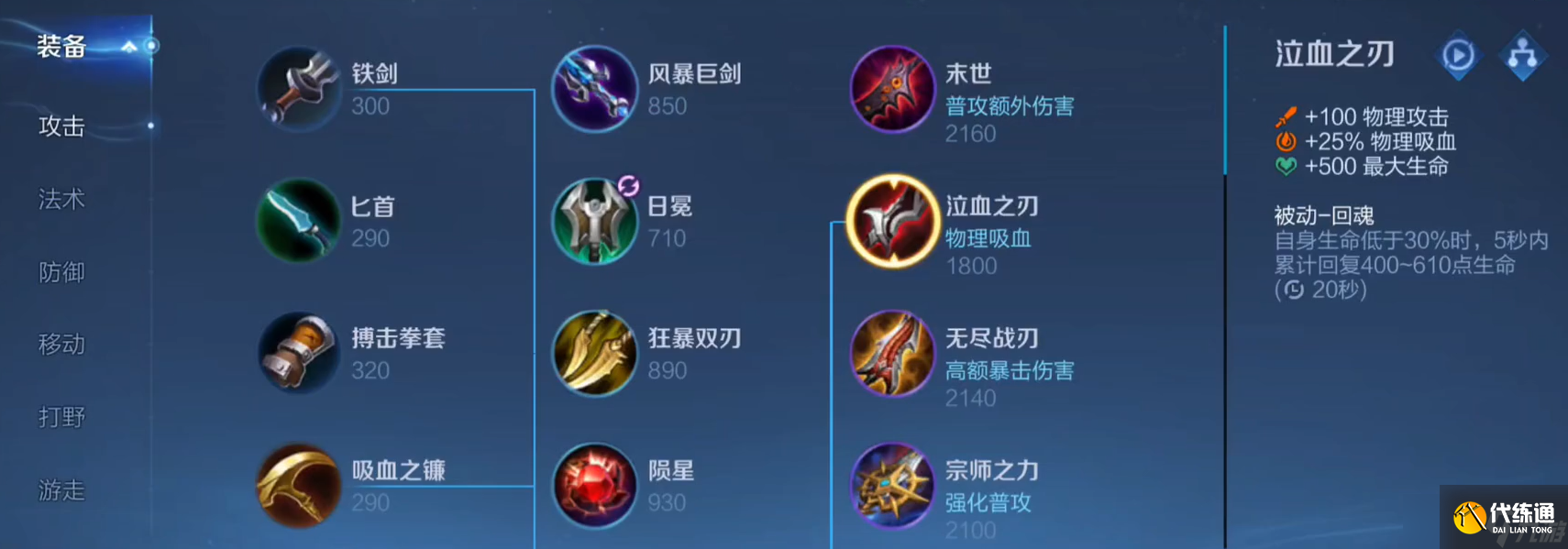 王者荣耀不打野怎么出装