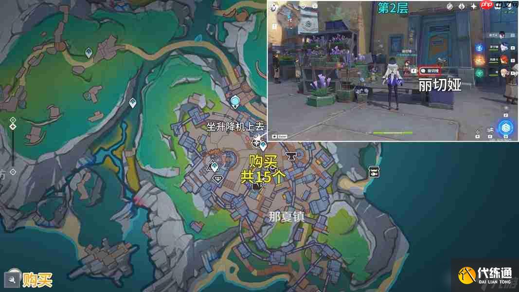 原神月之一版本宿影花采集路線