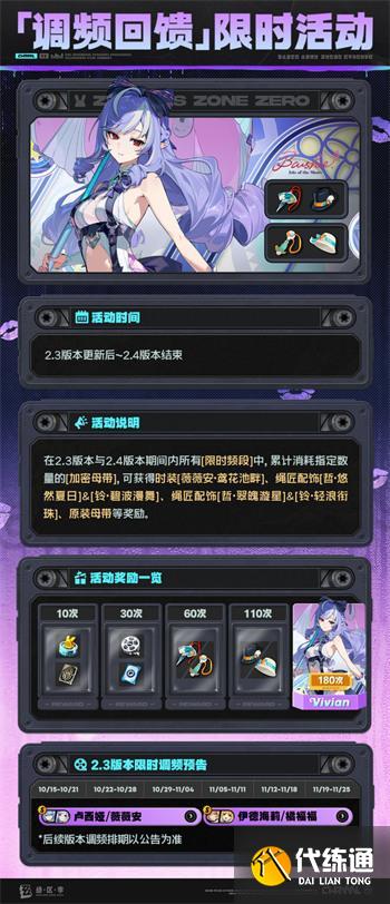 绝区零薇薇安泳装皮肤怎么获取