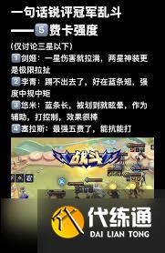 金鏟鏟冠軍亂斗中哪個六費英雄最強