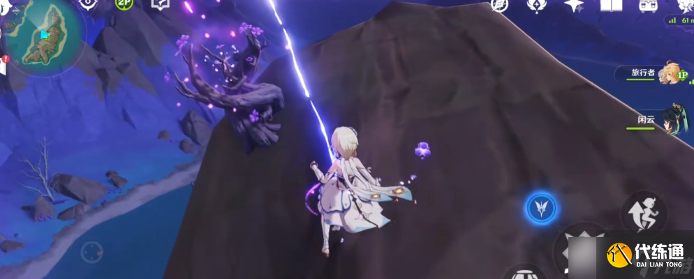 原神天云峠兩個傳送點怎么上去