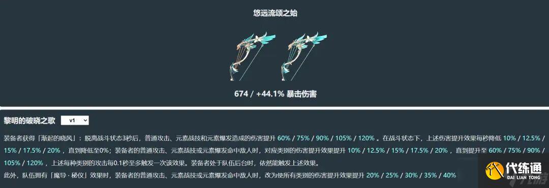 原神:溫迪有新武器了!新五星暴傷弓強度爆表,堪稱性價比神器!