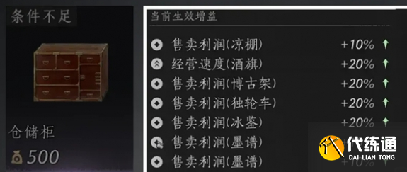 燕云十六声鲮货郎经营增益效果获取攻略4