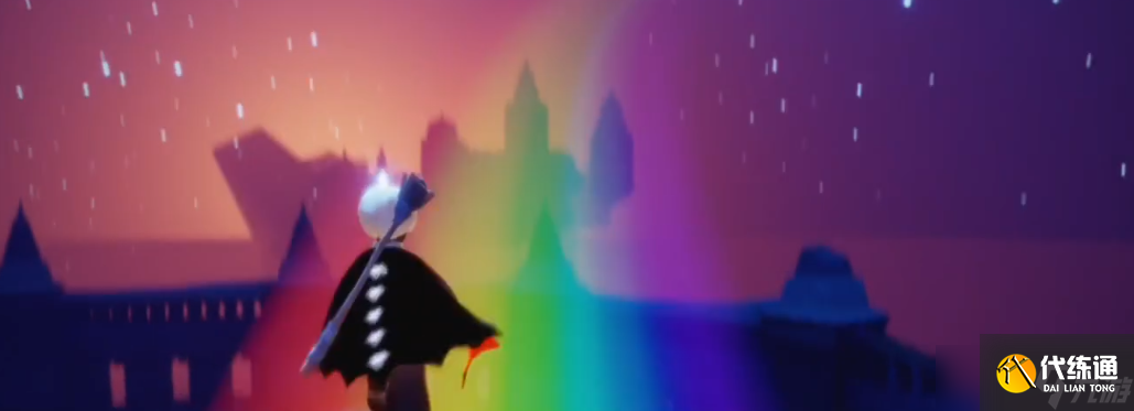 光遇彩虹桥魔法怎么站上去