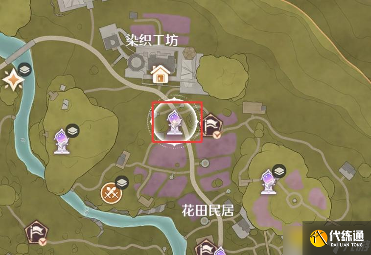 《无限暖暖》染织工坊纪念之章在哪里-敲下纪念之章染织工坊位置图解