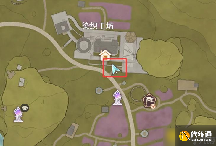 《无限暖暖》染织工坊纪念之章在哪里-敲下纪念之章染织工坊位置图解