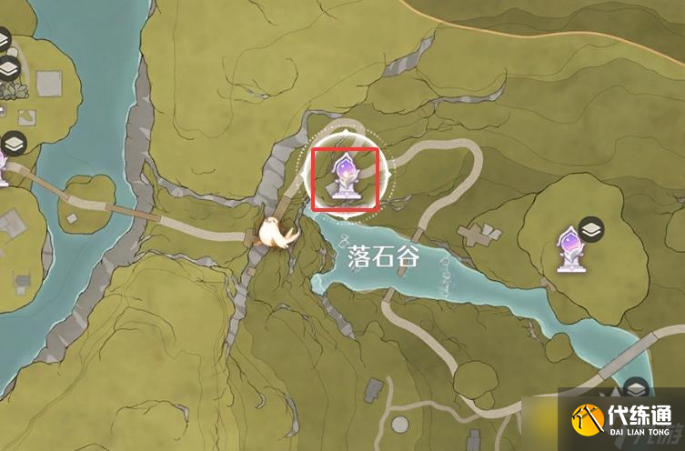 《无限暖暖》落石谷纪念之章在哪里-敲下纪念之章落石谷位置图解