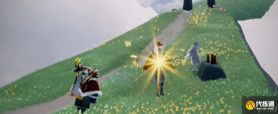 光遇如何获得礼花的动作