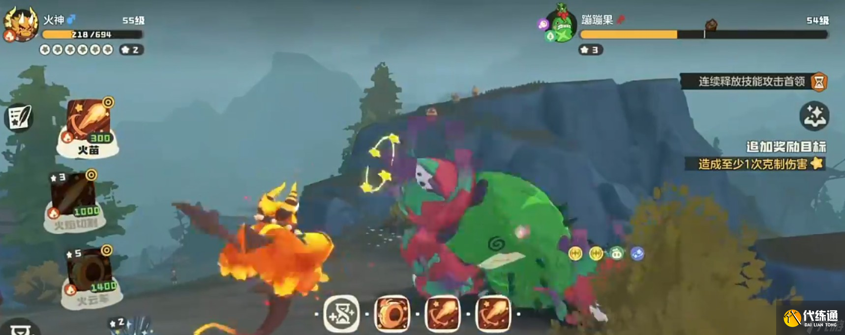 洛克王國世界蹦蹦果打法攻略