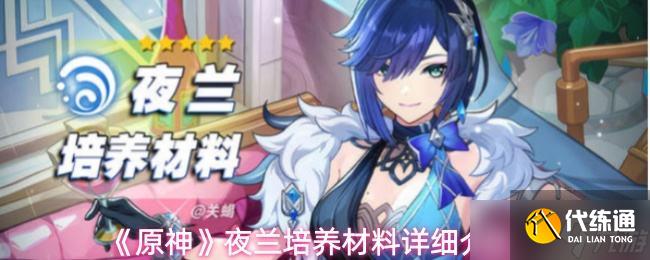 《原神》夜蘭培養(yǎng)材料詳細(xì)介紹