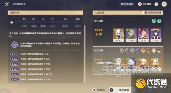 《原神》安全接敵實(shí)訓(xùn)全關(guān)卡滿獎(jiǎng)勵(lì)陣容推薦 6.1參究故墟配隊(duì)攻略