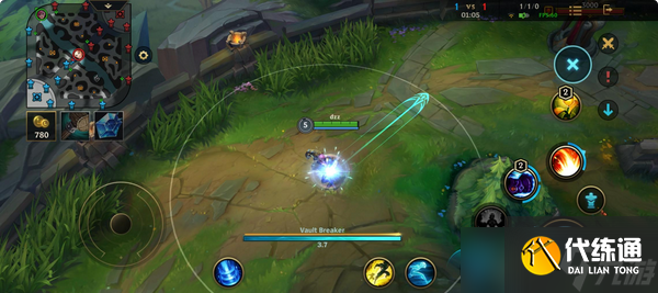 英雄联盟手游蔚上单打法是什么