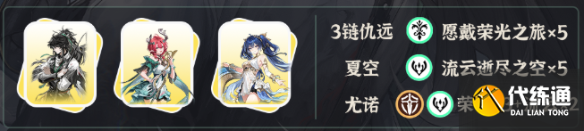 鸣潮仇远阵容搭配推荐2